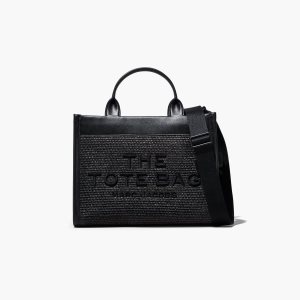 Marc Jacobs Woven DTM Medium Tote Bag Čierne | LFYASG653